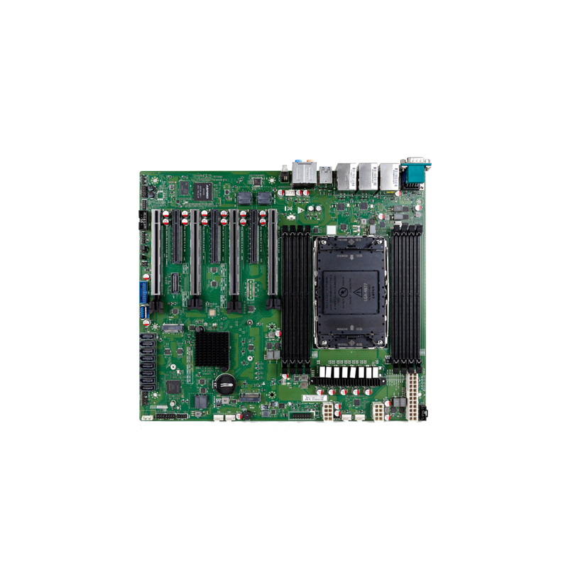 智微智能P15SWA-BMC单路四卡主板，采用Sapphire Rapids系列W2400 Processor 64L 和W3400 Processor 112L处理器
